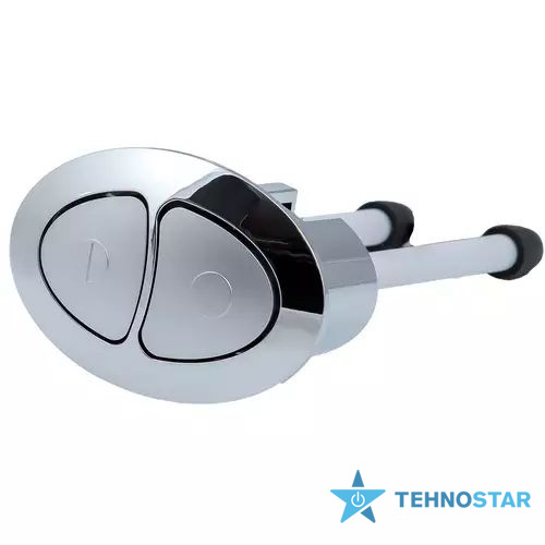 Фото - Кнопка для інсталяцій Devit 3010122 VINTAGE хром/мат (1 сорт) - купити в інтернет-магазині Техностар