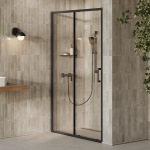 Ravak XPSDP2- 100 Чорний TRANSPARENT X08VA030FZ1 - купити в інтернет-магазині Техностар