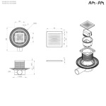 AM PM W01BD-P11-010-01BM MasterFlow - купити в інтернет-магазині Техностар