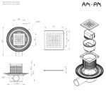 AM PM W01BD-P11-010-01SB MasterFlow - купити в інтернет-магазині Техностар