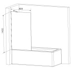 AM PM WU90BS-080-140CM Gem - купити в інтернет-магазині Техностар