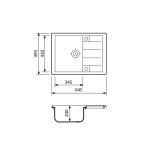 Adamant Anila 645x495x200мм avena 182496100310 - купити в інтернет-магазині Техностар