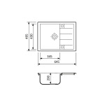 Adamant Anila 645x495x200мм сірий 182496100304 - купити в інтернет-магазині Техностар