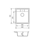 Adamant Brick 460x515x200мм чорний 4824296101203 - купити в інтернет-магазині Техностар