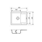Adamant Minimal 615x495x200мм сірий (1824296102304) - купити в інтернет-магазині Техностар