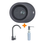 Adamant Ovum 615x495x200мм сірий 1824296900404 - купити в інтернет-магазині Техностар