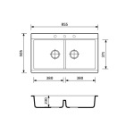 Adamant Similar 885x505x230 old stone 4824296106510 - купити в інтернет-магазині Техностар