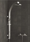 Aquaform комплект Lugano: кабина, поддон, ножки, душевая панель - купити в інтернет-магазині Техностар