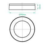 Ardero AL3007-RW 15Вт 5000K білий - купити в інтернет-магазині Техностар