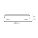 Ardero AL805ARD 24Вт 5000K білий - купити в інтернет-магазині Техностар