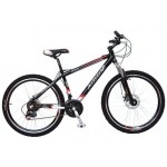 Ardis Silver Bike 500 Lux  24/ рама 15 Черно-серый-(красная полоса) глянец - купити в інтернет-магазині Техностар