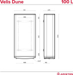 Ariston VELIS DUNE 100 EU - купити в інтернет-магазині Техностар