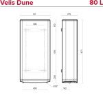Ariston VELIS DUNE 80 EU - купити в інтернет-магазині Техностар