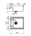 Artinox St. steel layer 50 brl Satin inox BRL50-I - купити в інтернет-магазині Техностар