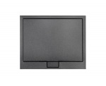 Besco AXIM 100х90x4.5 stone effect чорний + сифон - купити в інтернет-магазині Техностар