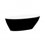Besco GOYA ретро чорна 160х70 з сифоном клік-клак - купити в інтернет-магазині Техностар