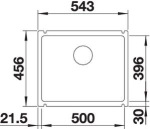 Blanco 523740 SUBLINE 500-U - купити в інтернет-магазині Техностар