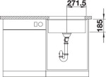 Blanco 523740 SUBLINE 500-U - купити в інтернет-магазині Техностар