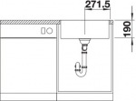 Blanco 524107 SUBLINE 500-IF STEELFRAME - купити в інтернет-магазині Техностар