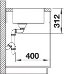 Blanco 524107 SUBLINE 500-IF STEELFRAME - купити в інтернет-магазині Техностар