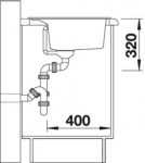 Blanco DALAGO 8 516629 антрацит  - купити в інтернет-магазині Техностар