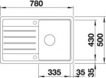 Blanco 522201 LEGRA 45S  - купити в інтернет-магазині Техностар