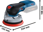 Bosch GEX 18V-125 0.601.372.201 - купити в інтернет-магазині Техностар