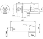 Bossini E34003B00030015  PALOMA-FLAT  - купити в інтернет-магазині Техностар