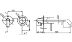 Bossini Z00730000094005 TEO, BRUSHED NICKEL - купити в інтернет-магазині Техностар