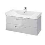 Cersanit СЕТ B394 LARA MILLE 100 сірий (тумба+умивальник) S801-366 - купити в інтернет-магазині Техностар