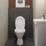 Cersanit 911(751) CERSANIA ІІ SIMPLE ON 011 гор.злив,3/6,нижн.підв.+сид.DELFI/MODUO - купити в інтернет-магазині Техностар