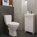 Cersanit 911(751) CERSANIA ІІ SIMPLE ON 011 гор.злив,3/6,нижн.підв.+сид.DELFI/MODUO - купити в інтернет-магазині Техностар