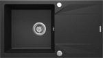 Deante Evora, граніт, прямокутник, з крилом, 780х440х193мм, чаша - 1, накладна, металі - купити в інтернет-магазині Техностар