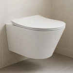 Devit 3801082 Harmony Підвісний безобідковий унітаз з кришкою soft-close, білий глянець (1 сорт) - купити в інтернет-магазині Техностар