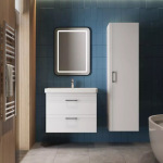 Devit 454170W Urbanis Пенал універсальний 170 см з чорними ручками, білий (1 сорт) - купити в інтернет-магазині Техностар
