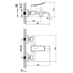 Devit 5030030 UNIVERSAL Змішувач для душу та ванни, хром (1 сорт) - купити в інтернет-магазині Техностар