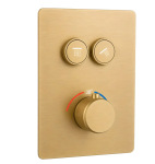Devit D114124010021BG Flow, brushed gold - купити в інтернет-магазині Техностар
