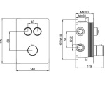 Devit D114124010021BN Flow, brushed nickel - купити в інтернет-магазині Техностар