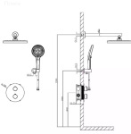 Devit D117125001111BG Flow, brushed gold - купити в інтернет-магазині Техностар