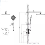 Devit D117125001111BN Flow, brushed nickel - купити в інтернет-магазині Техностар