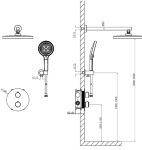 Devit D117125011111GM Flow, gun metal - купити в інтернет-магазині Техностар