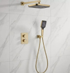 Devit D117125011221BG Flow, brushed gold - купити в інтернет-магазині Техностар