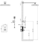 Devit D117125011221BN Flow, brushed nickel - купити в інтернет-магазині Техностар