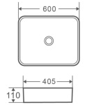 Devit DFL2174100W Flow square  - купити в інтернет-магазині Техностар