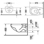 Duravit 2547090000 в комплекте с крышкой art  0064290000 - купити в інтернет-магазині Техностар