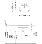 Duravit D-Code 0337540000 - купити в інтернет-магазині Техностар