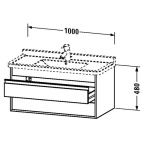 Duravit Ketho KT66451818 - купити в інтернет-магазині Техностар