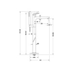 Duravit WAVE (WA5250000070) Stainless steel Brushed - купити в інтернет-магазині Техностар