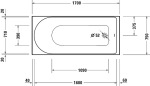 Duravit Ванна D-Neo 700479000000000 - купити в інтернет-магазині Техностар
