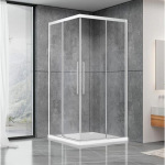 Dusel DL194 Chrome 1000х1000 стекло прозрачное - купити в інтернет-магазині Техностар